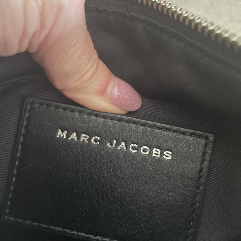Marc Jacobs Black Floral Print Crossbody Bag with Colorful Accents - Picture 7 of 14